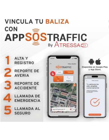 Sos Traffic V16 IoT – Baliza V16 conectada homologada DGT 2026