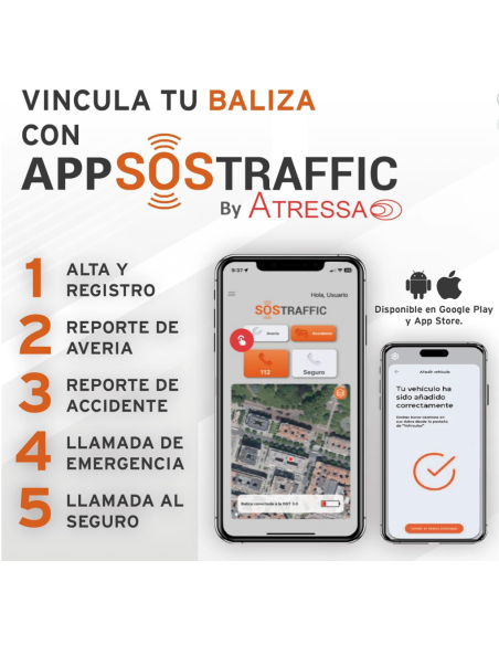 Sos Traffic V16 IoT – Baliza V16 conectada homologada DGT 2026