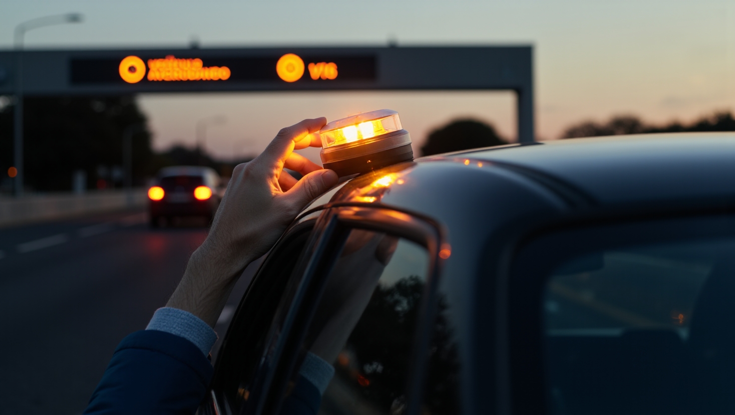 Baliza V16 conectada